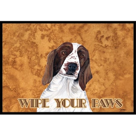 Carolines Treasures Carolines Treasures SC9131MAT 18 x 27 in. Springer Spaniel Indoor & Outdoor Doormat SC9131MAT